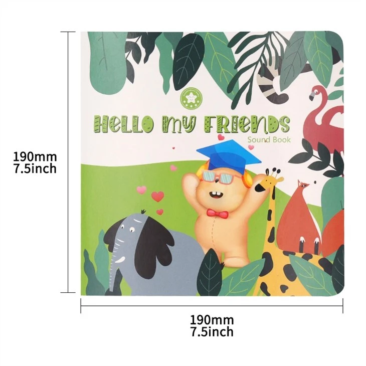 Hello Friends Musical Books For Kids Reading Toys
