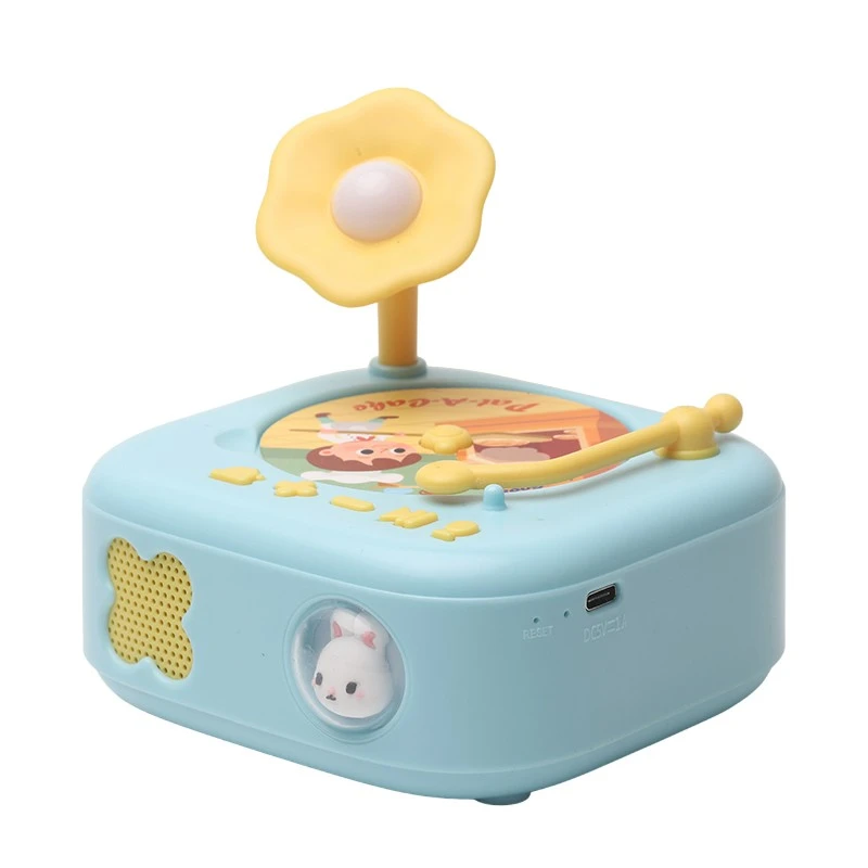 Kids Victor Vintage Phonograph Toy With Audio Technica Inspired Record Player Cabinet Design